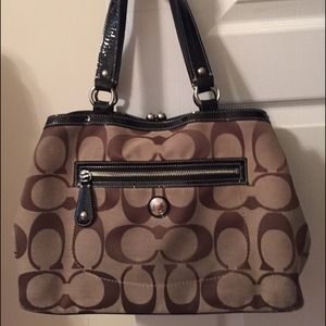 Coach Signature Handbag Large