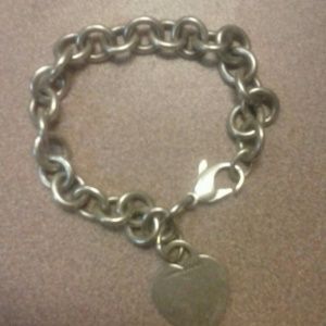 Authentic Tiffany Heart Bracelet  925