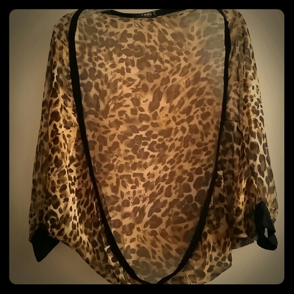 Cheetah cardigan
