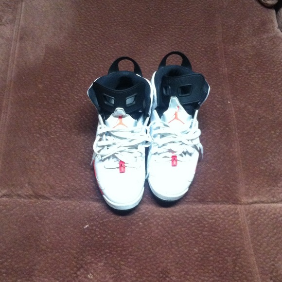 White infared jordan 6