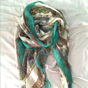 Light boho scarf