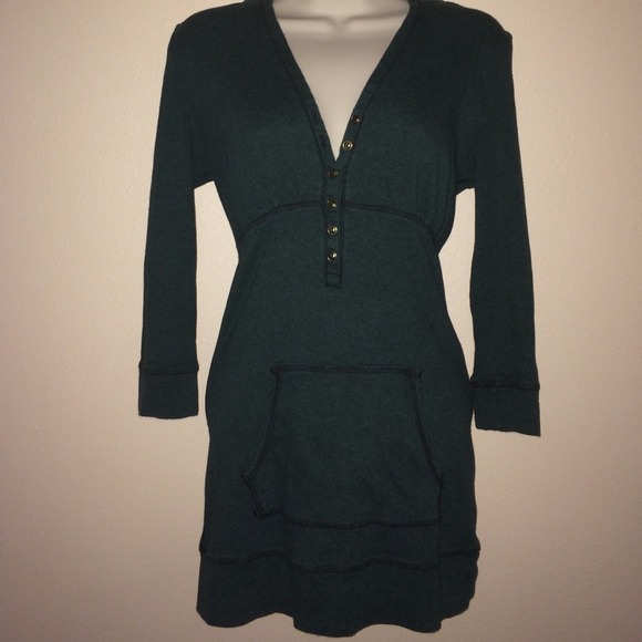 Victoria's Secret hooded tunic 3/4 sleeve top