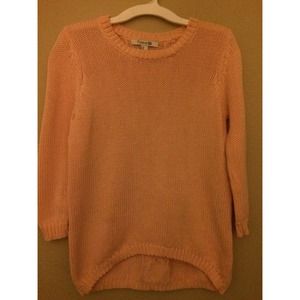 Cozy coral sweater