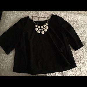 PCB Black Crop Top