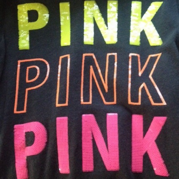 Dark Gray Bling Victorias Secret Hoodie