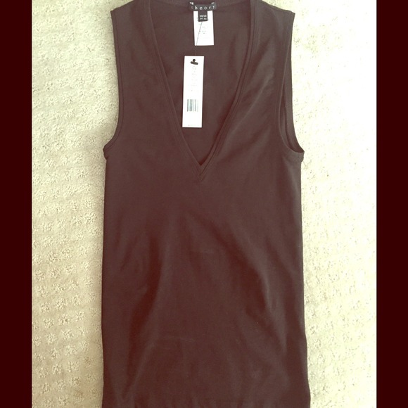 Theory Tops - Theory V-Neck Tight Tank