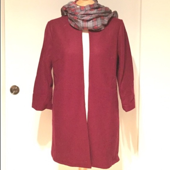🎉SALE🎉 Open Wool Blend Coat 🆕 NWT - Picture 2 of 4