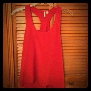 Frenchi racerback flowy tank