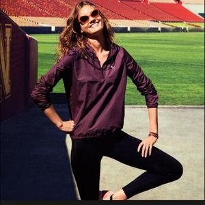 Pink maroon anorak xs/s