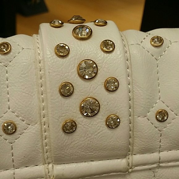 *Nwt white and gold bling handbag - Picture 4 of 4