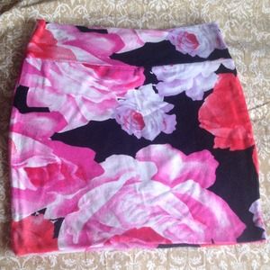 Rose Bodycon Skirt