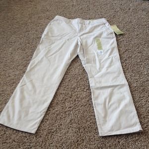 Pant with waist adjustable straps