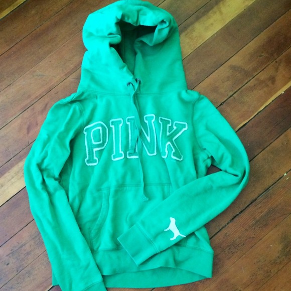 Green Victoria's Secret PINK Hoodie 💚