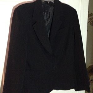 Black suit jacket blazer