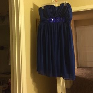 Blue formal dress
