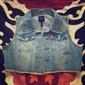 Highway Jeans Crop Vest