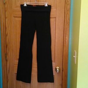Bootcut yoga pant black
