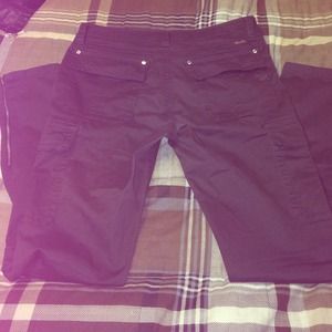 Brown Cargo Miss Me Pants
