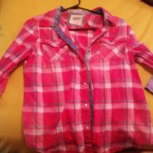 Arizona plaid button down