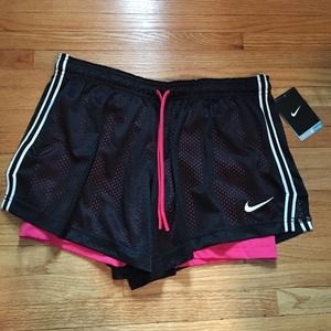 Nike mesh shorts with built in spandex