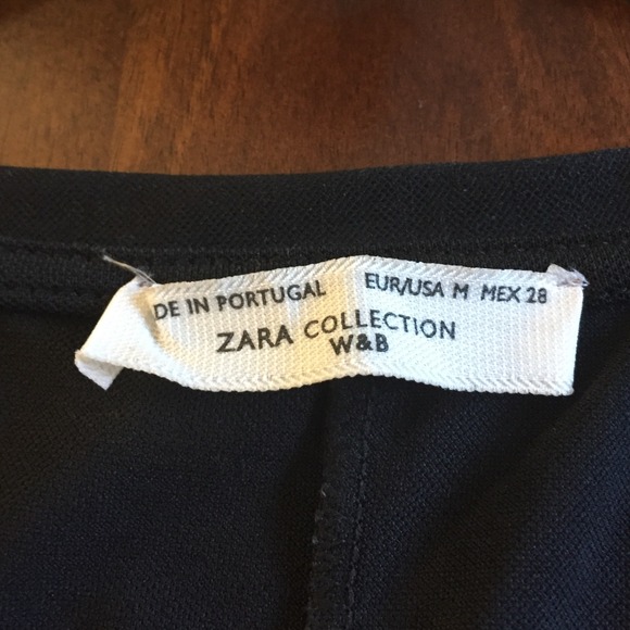 Black Zara A line top - Picture 2 of 3