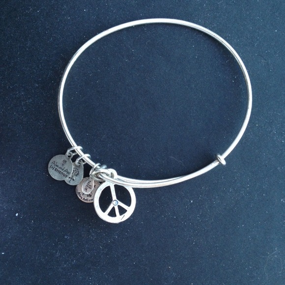 Alex & Ani "World Peace Charm Bangle" bracelet