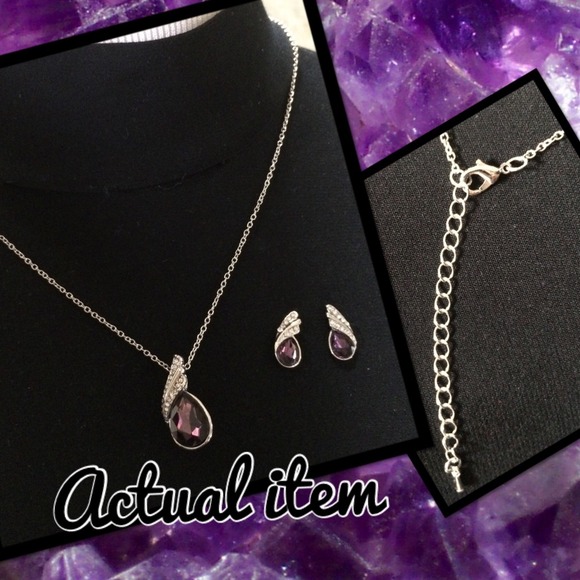 💎Amethyst teardrop set💎 - Picture 2 of 2