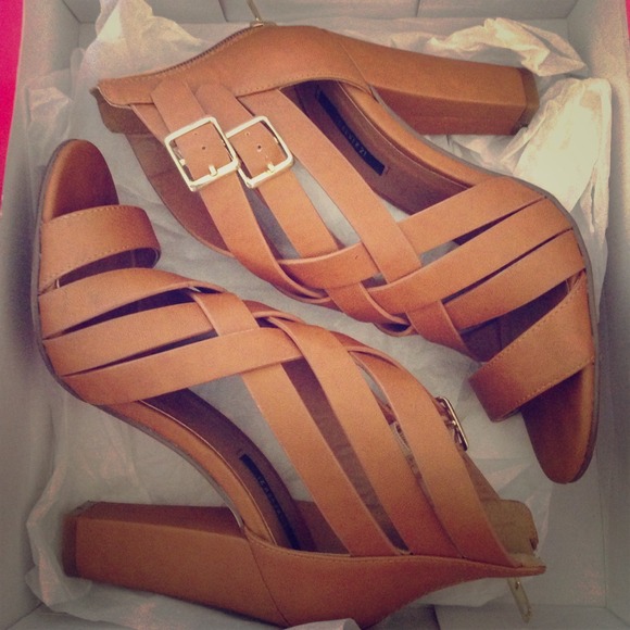 Sandal heels.
