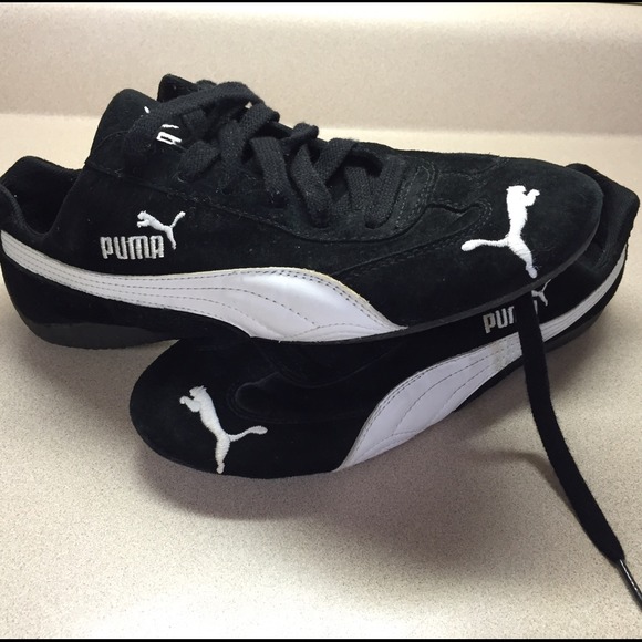 Puma Speed Cat Running Cross Trainer black white