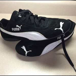 Puma Speed Cat Running Cross Trainer black white