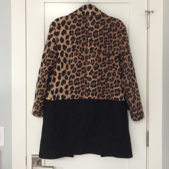 ❌Sold in bundle ❌Zara half leopard coat - Picture 4 of 4