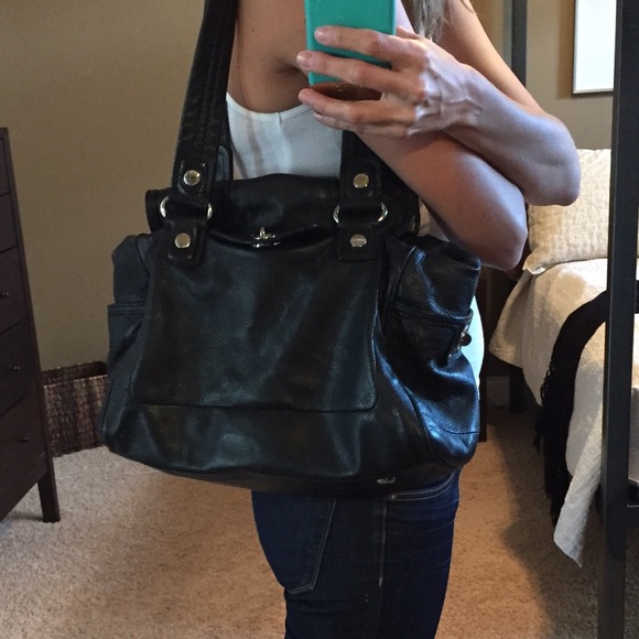 Marc By Marc Jacobs Turn Lock Black Handbag - Picture 4 of 4