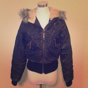 SOLD SOLD SOLD: Vintage looking warm hoodie jacket