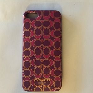 Coach iPhone 5s cover
