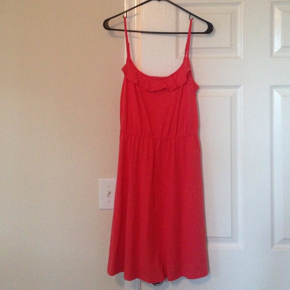 Coral sundress.