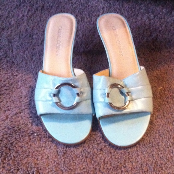 Light Blue Heels