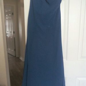 Blue maid of honor dress/prom dress