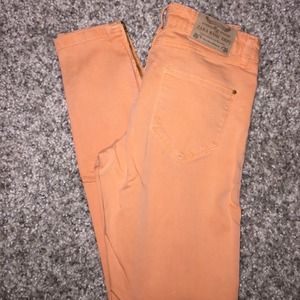 Zara light orange pants