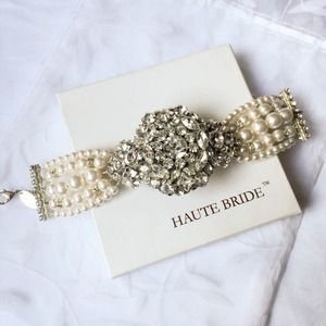 Gorgeous Haute Bride Couture Bracelet