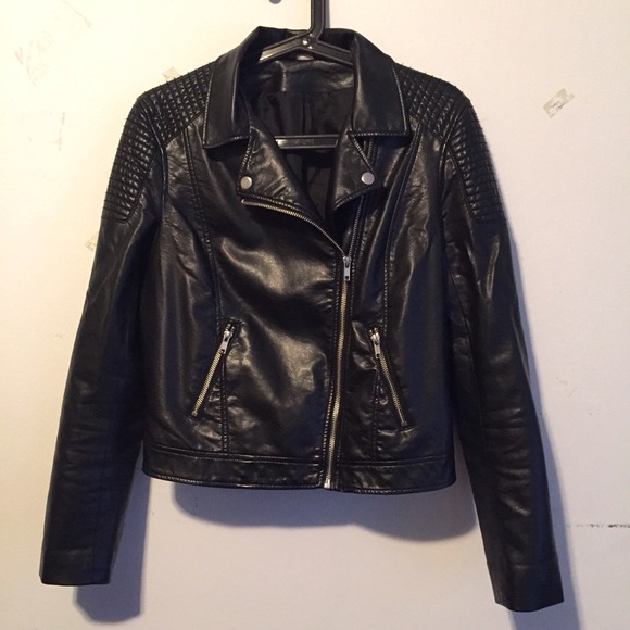 H&M Faux Leather Moto Jacket