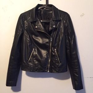 H&M Faux Leather Moto Jacket