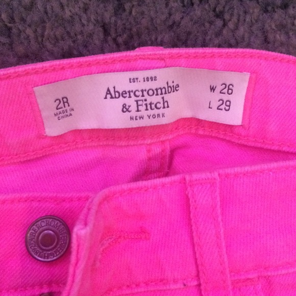 Abercrombie jeans PINK size 2R