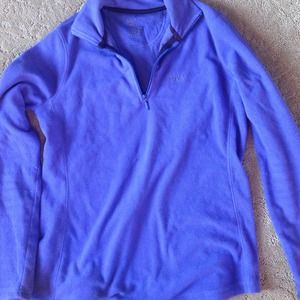 GAP  1/4 zip purple fleece size small!!