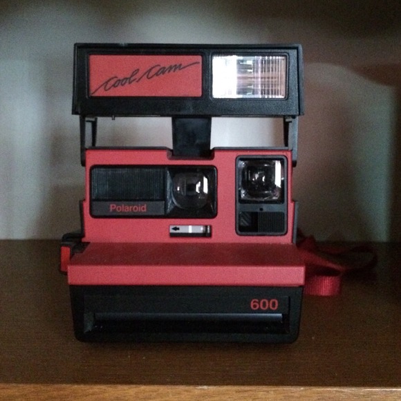 Old vintage Polaroid camera