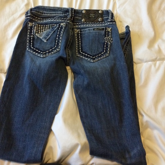 Skinny miss me jeans 24 inch waste