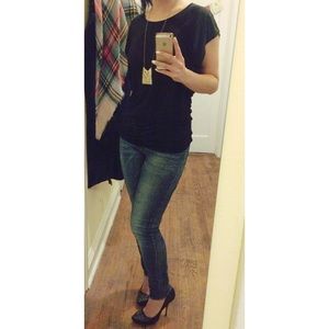 LAST CHANCE! Uniqlo Silk Drapey Top