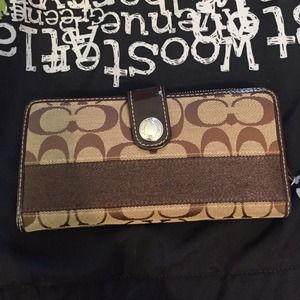 Coach signature wallet!