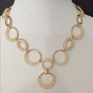 Alloy with Czech Crystal Necklace, brand new.