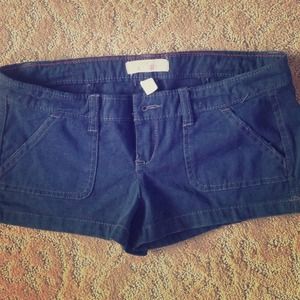 Navy blue Hollisterco cotton shorts size 0!