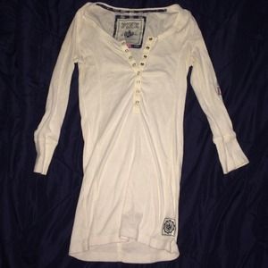 Victoria Secret White Half Sleeve